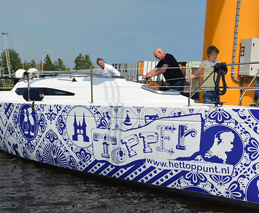 MUTOH XpertJet 1641SR Pro II — Belettering van boten