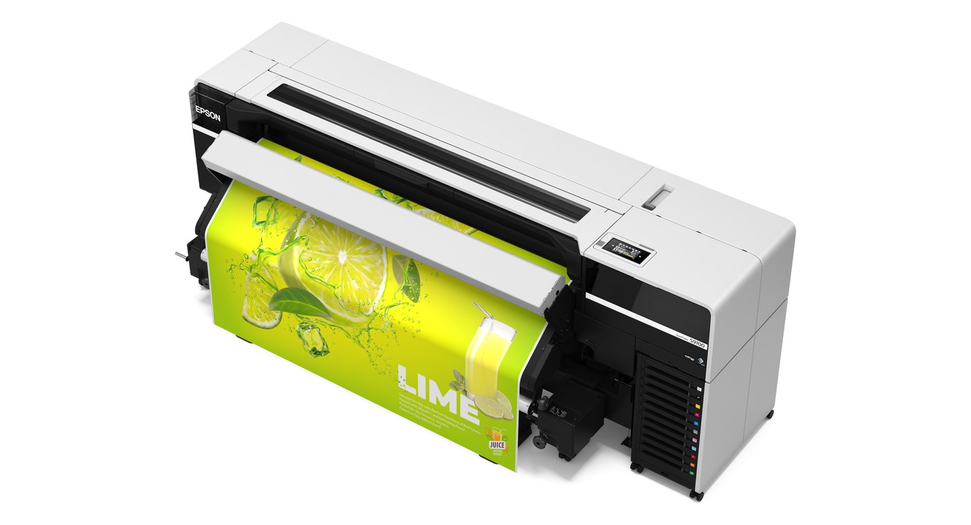 EPSON SureColor SC-S9100 eco-solventprinter, schuin bovenaanzicht vanaf rechts